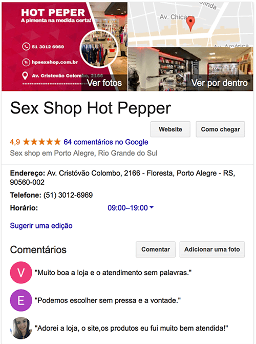 avaliacoes 3aa - PRÊMIO MELHOR SEX SHOP - VOTE!