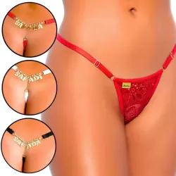 Calcinha Fio Dental Safada com Regulagem Patitex Calcinha Fio Dental Safada com Regulagem Patitex