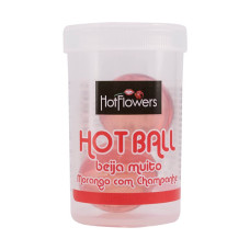 Hot Ball Beija Muito Morango c Champanhe - Hot Flowers 2 UN