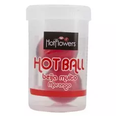 Hot Ball Beija Muito Morango- Hot Flowers 2 UN Hot Ball Beija Muito Morango- Hot Flowers 2 UN