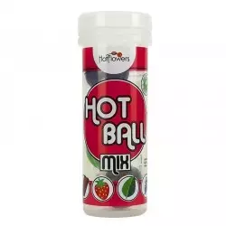 Hot Ball Mix Beija Muito 4 Unidades Hot Flowers Hot Ball Mix Beija Muito 4 Unidades Hot Flowers