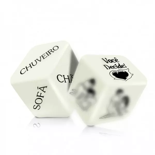 Jogo do Prazer Hot - Dado Erótico que Brilha no Escuro 2 UN Jogo do Prazer Hot - Dado Erótico que Brilha no Escuro 2 UN