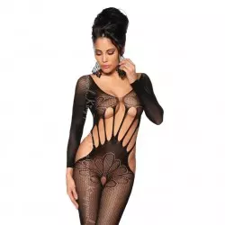 Macacão Bodystocking com Manga Monique Macacão Bodystocking com Manga Monique