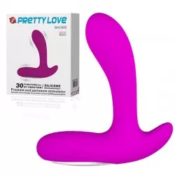 Massageador de Próstata 30 Modos de Vibração Pretty Love Backie Massageador de Próstata 30 Modos de Vibração Pretty Love Backie