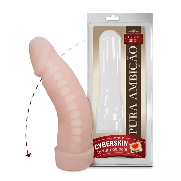 Pênis em Cyber Skin com Vértebras 16x4,5cm Pênis em Cyber Skin com Vértebras 16x4,5cm