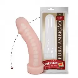 Pênis em Cyber Skin com Vértebras 18x5cm