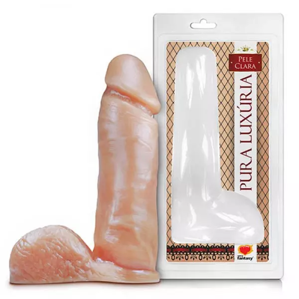 Pênis Realístico com Escroto - 20,5 X 4,7 CM Pênis Realístico com Escroto - 20,5 X 4,7 CM