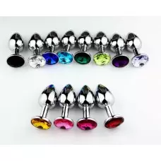 Plug Anal Joia P com Cristal Plug Anal Joia P com Cristal