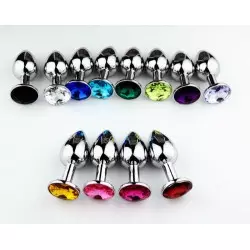 Plug Anal Joia P com Cristal Plug Anal Joia P com Cristal