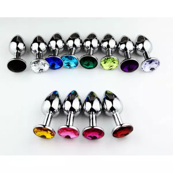 Plug Anal Joia P com Cristal Plug Anal Joia P com Cristal