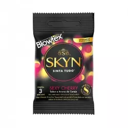Preservativo Blowtex Skyn Sexy Cherry 3 Unidades Preservativo Blowtex Skyn Sexy Cherry 3 Unidades