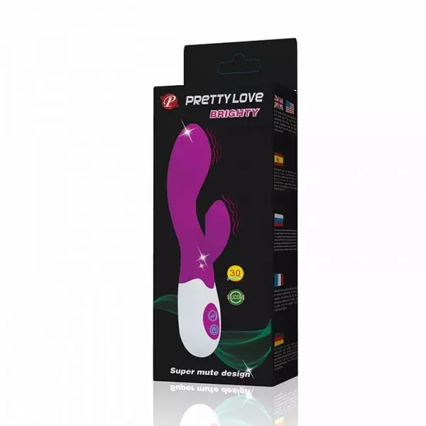 Vibrador Brighty 30 Vibrações e Dupla Estimulação - Pretty Love Vibrador Brighty 30 Vibrações e Dupla Estimulação - Pretty Love