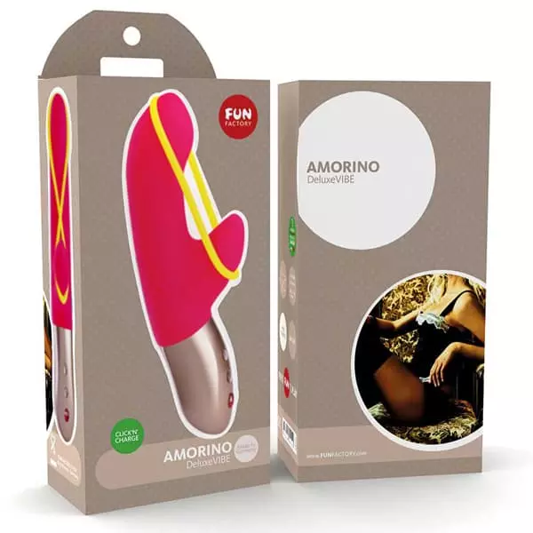 Vibrador Duplo de Silicone Amorino - Fun Factory