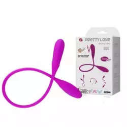 Vibrador Duplo Flexível com 7 Modos de Vibração Snaky Vai e Vem Vibrador Duplo Flexível com 7 Modos de Vibração Snaky Vai e Vem