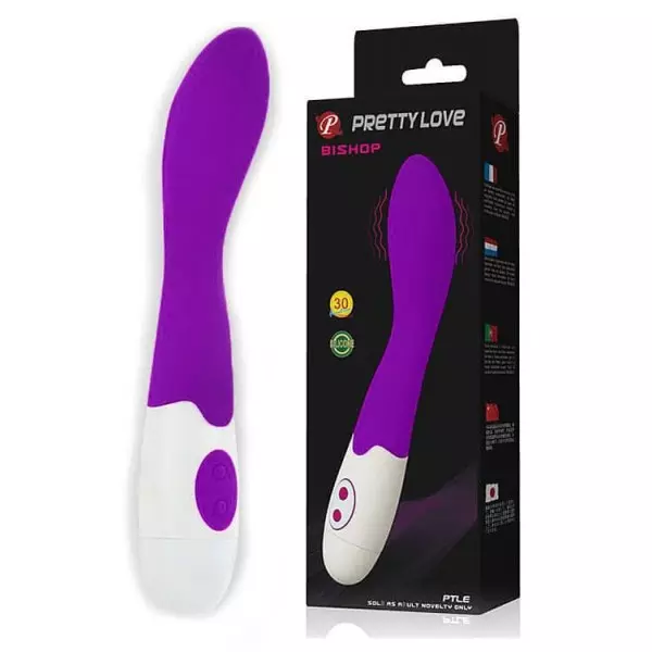 Vibrador Silicone Pretty Love Bishop 30 Níveis de Vibração Vibrador Silicone Pretty Love Bishop 30 Níveis de Vibração