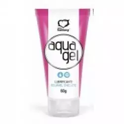 AquaGel - Lubrificante Beijável Chiclete 60g AquaGel - Lubrificante Beijável Chiclete 60g
