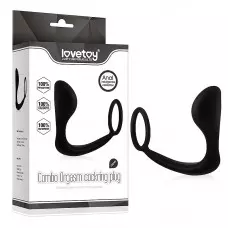 Estimulador de Próstata com Anel Lovetoy Estimulador de Próstata com Anel Lovetoy