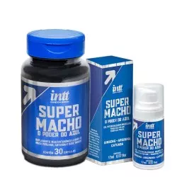 Kit Super Macho - Cápsulas + Gel - O Poder do Azul Kit Super Macho - Cápsulas + Gel - O Poder do Azul