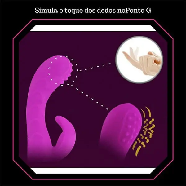 Arthur Estimulador e Vibrador de Ponto G Pretty Love Arthur Estimulador e Vibrador de Ponto G Pretty Love