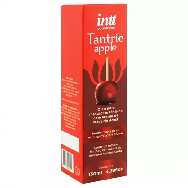 Tantric Apple Óleo para Massagem Tântrica Aroma Maçã do Amor Intt Cosméticos Tantric Apple Óleo para Massagem Tântrica Aroma Maçã do Amor Intt Cosméticos
