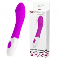 Vibrador de Ponto G Elemental Pretty Love com 30 Velocidades Vibrador de Ponto G Elemental Pretty Love com 30 Velocidades