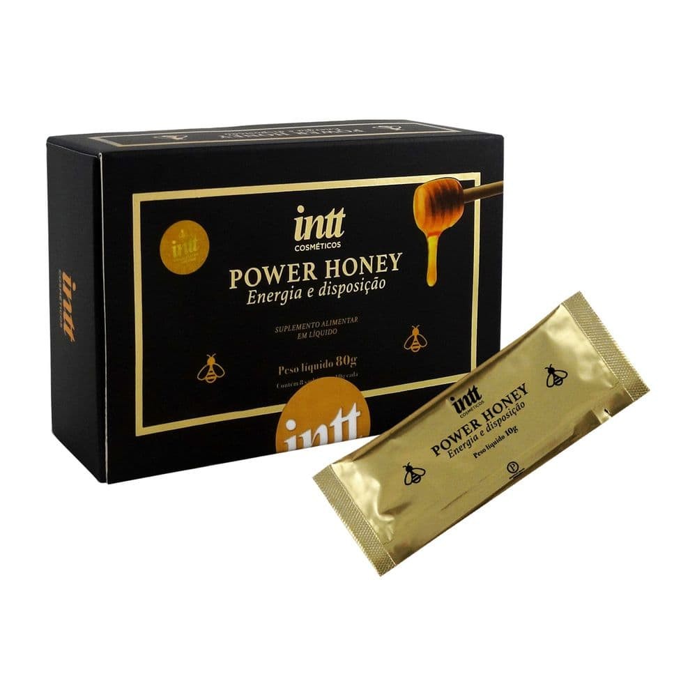 Power Honey Estimulante Caixa com 8 Sachês Intt Cosméticos