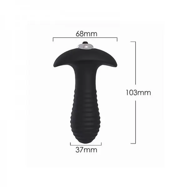 Plug Anal com Vibrador Spiral S-Hande Plug Anal com Vibrador Spiral S-Hande