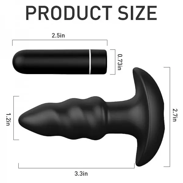 Plug Anal com Vibro Recarregável LoveArrow S-Hande