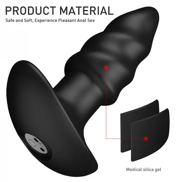 Plug Anal com Vibro Recarregável LoveArrow S-Hande