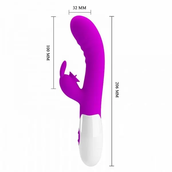 Vibrador de Ponto G e Clitóris Cerberus Pretty Love