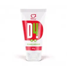 Lubrificante Íntimo Beijável Morango D4 Sexy Fantasy 60g Lubrificante Íntimo Beijável Morango D4 Sexy Fantasy 60g