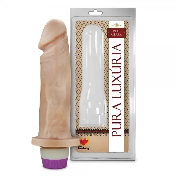 Pênis de Borracha Realístico com Vibrador 18x4,5 cm Pênis de Borracha Realístico com Vibrador 18x4,5 cm