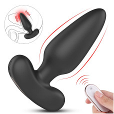 Plug Anal com Vibrador e Controle Remoto Albert RCT S-Hande
