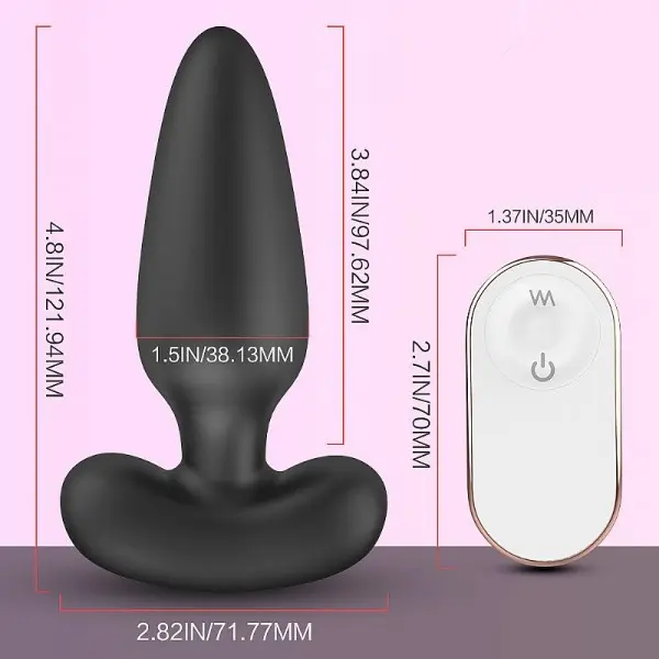 Plug Anal com Vibrador e Controle Remoto Albert RCT S-Hande Plug Anal com Vibrador e Controle Remoto Albert RCT S-Hande