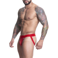 Cueca Jockstrap Arrastão sem Forro Vermelha