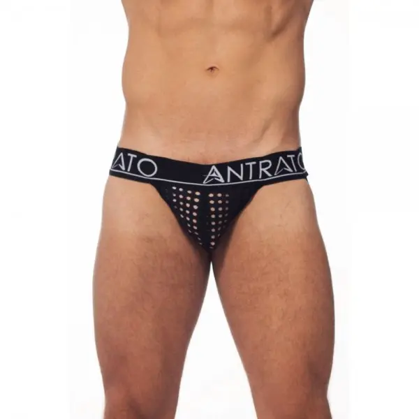 Cueca Jockstrap Tela Preta