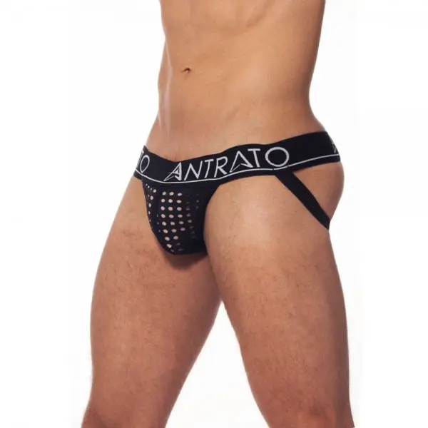 Cueca Jockstrap Tela Preta