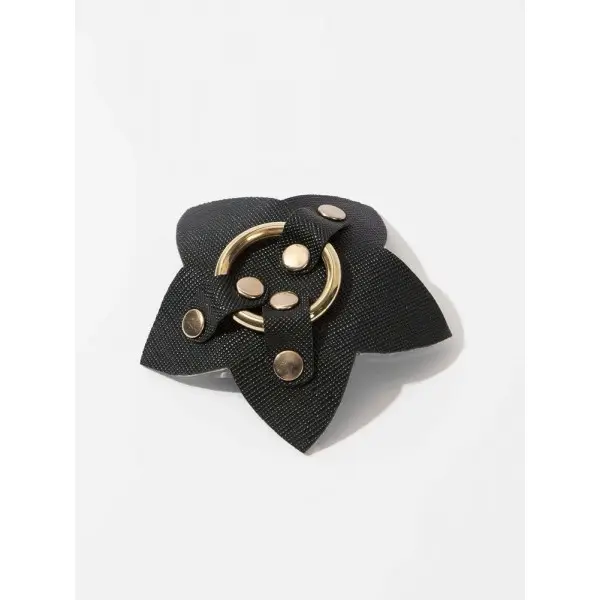 Nipple com Argolas de Metal Douradas