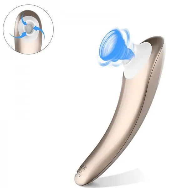 Sugador de Clitóris Recarregável com 9 Modos de Ondas de Pressão