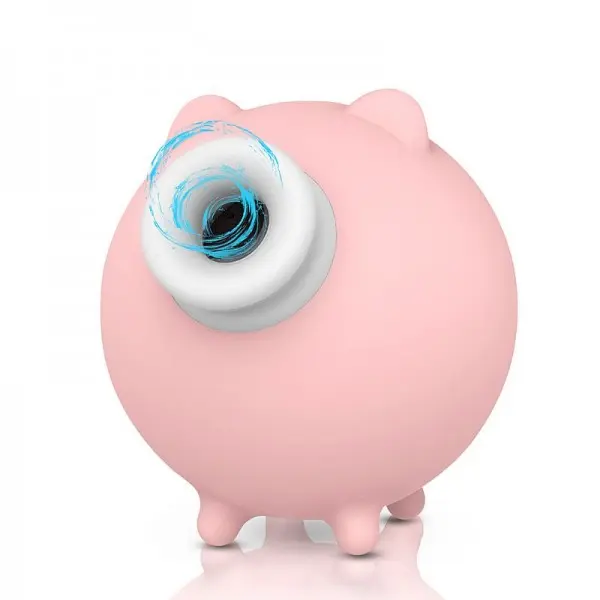 Porquinho Piggy Sugador de Clitóris com Pulsação Porquinho Piggy Sugador de Clitóris com Pulsação