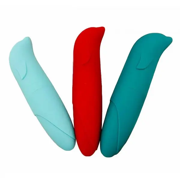 Vibrador Ponto G Aveludado Formato Golfinho Vibrador Ponto G Aveludado Formato Golfinho