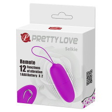 Selkie Pretty Love Vibrador Bullet com 12 Modos de Vibração e Controle Remoto