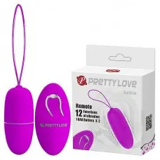 Selkie Pretty Love Vibrador Bullet com 12 Modos de Vibração e Controle Remoto