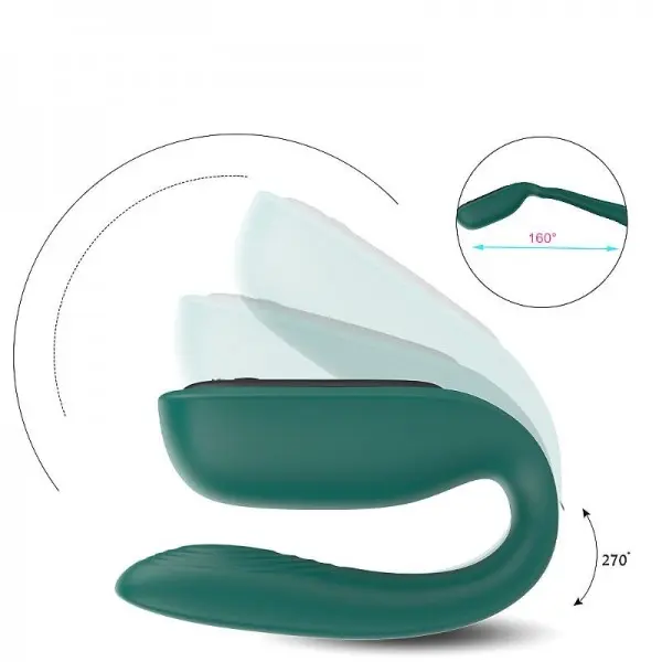 Baud Massageador de Casal com 9 Modos de Vibração S-Hande Baud Massageador de Casal com 9 Modos de Vibração S-Hande