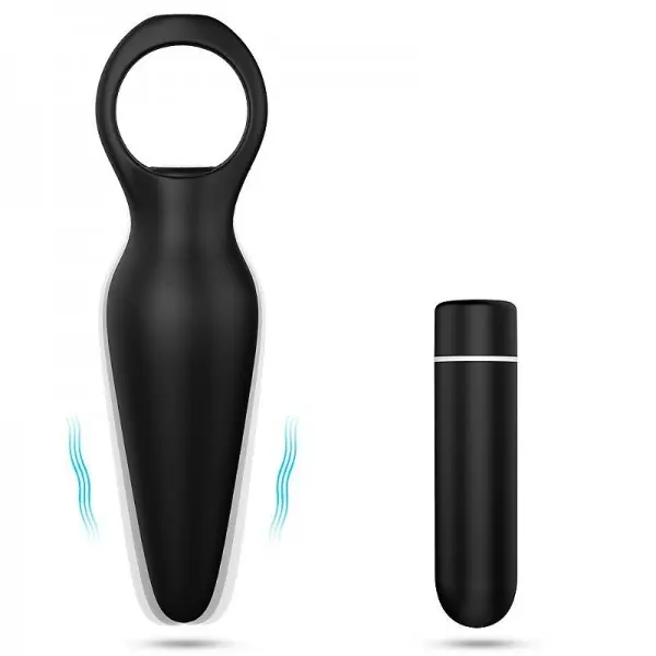 Dada 2 em 1 Vibrador e Plug Anal com 9 Vibrações Recarregável S-Hande Dada 2 em 1 Vibrador e Plug Anal com 9 Vibrações Recarregável S-Hande