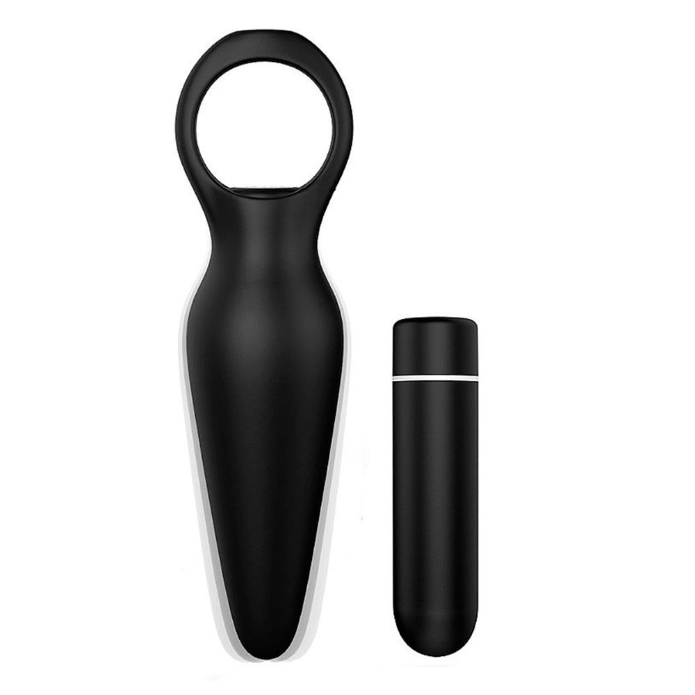 Dada 2 em 1 Vibrador e Plug Anal com 9 Vibrações Recarregável S-Hande
