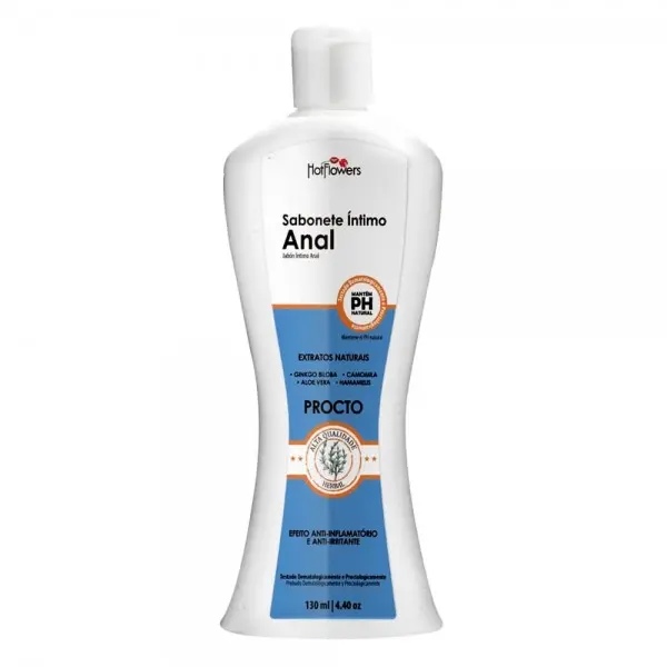 Sabonete Íntimo Anal Procto com Extratos Naturais Hot Flowers