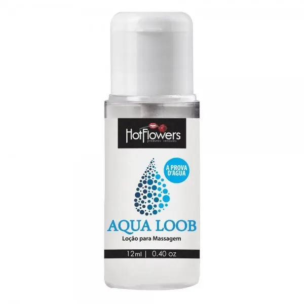 Aqua Loob Lubrificante com Silicone a Prova D'Água Hot Flowers Aqua Loob Lubrificante com Silicone a Prova D'Água Hot Flowers