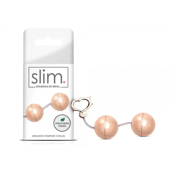 Conjunto Pompoar 2 Bolas Em Metal