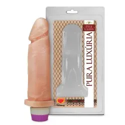 Pênis de Borracha Realístico com Vibrador 15,3cmx4,5cm